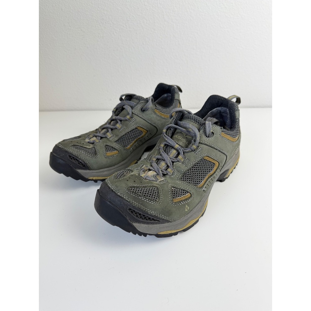 Vasque Men Breeze III Low GTX Hiking Shoes 10 Green Gore-Tex Vibram Waterproof
